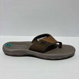 Sperry Men’s OuterBanks Flip Flop Sandals Brown, Size 12 M